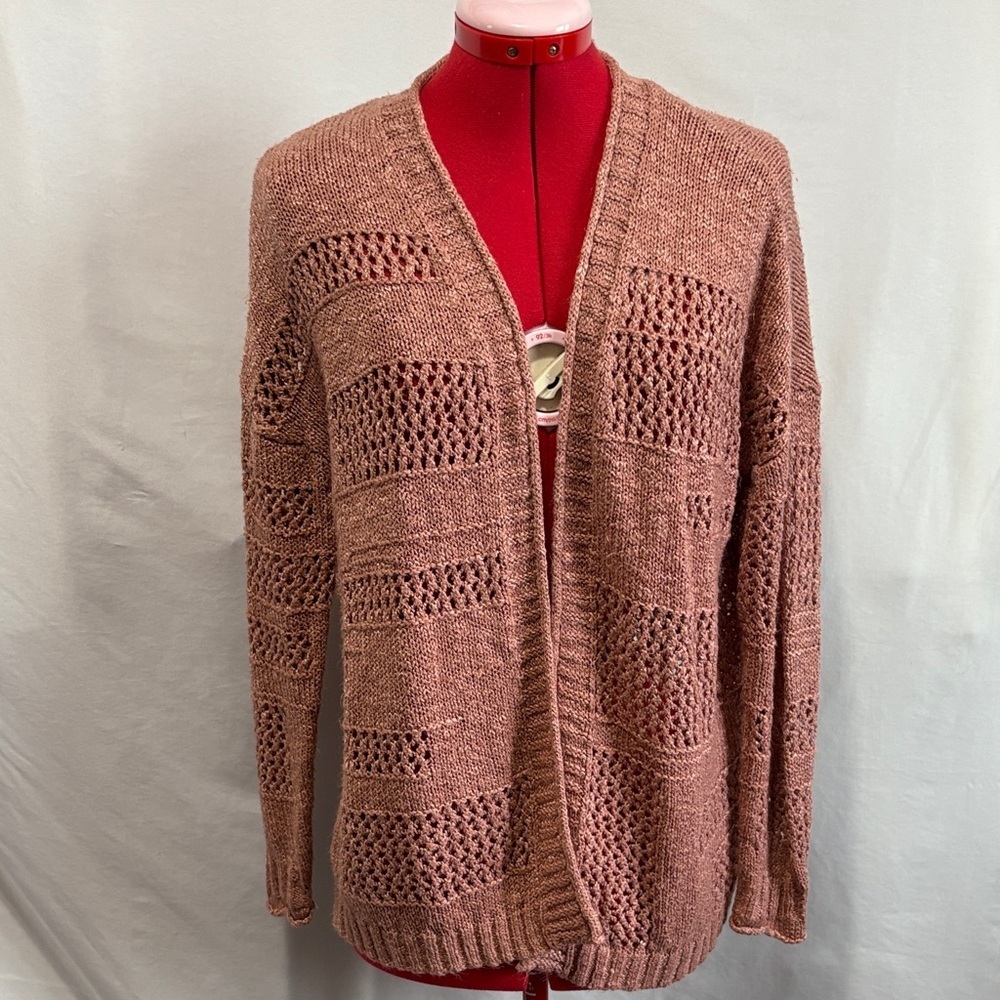 Maurices Women's Tan Textured Knit Cardigan MM406